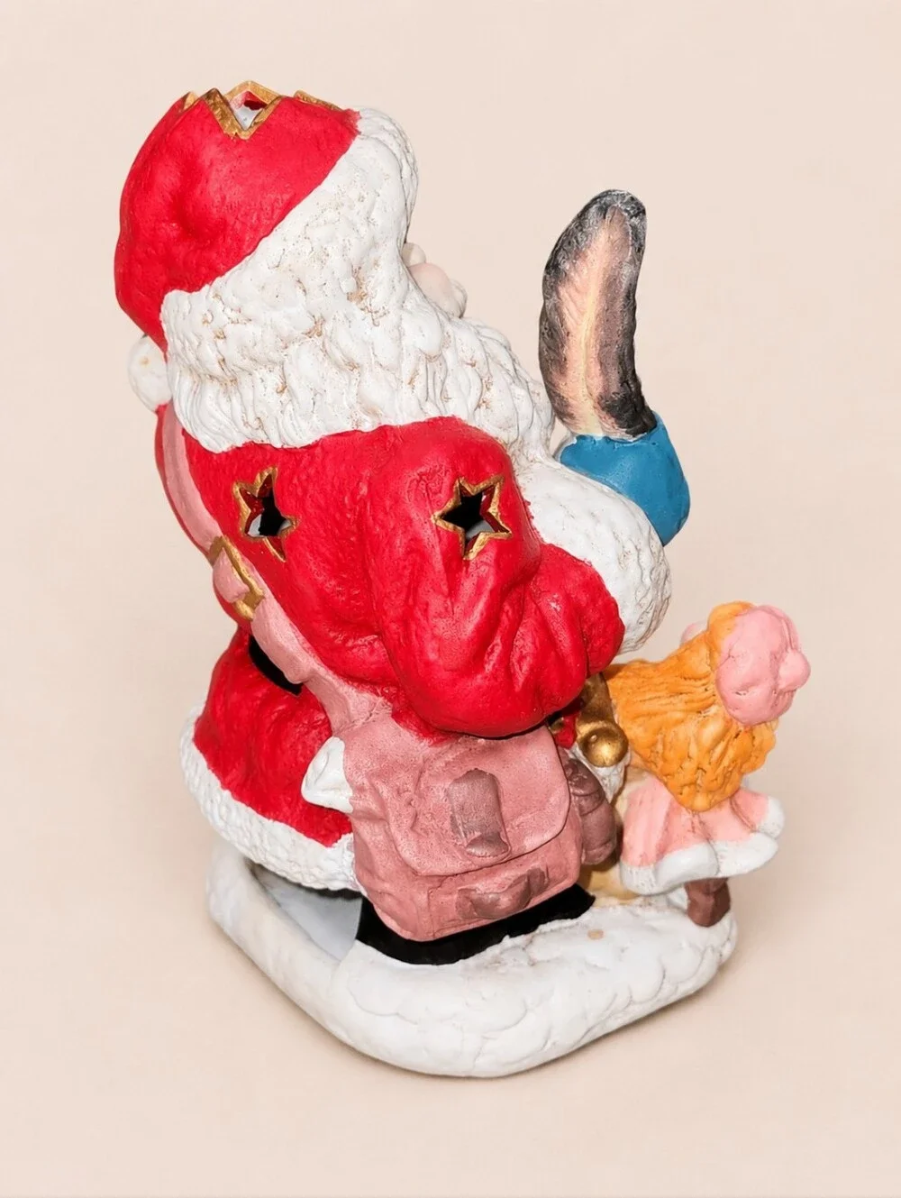 Vintage Brinn's 1992 Handcrafted Hand Painted Santa Claus Figurine